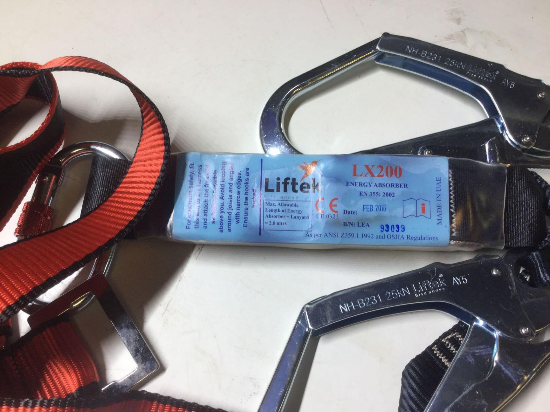 Liftec Full body saftey harness ,Fall Arrest Kit - Image 3 of 3
