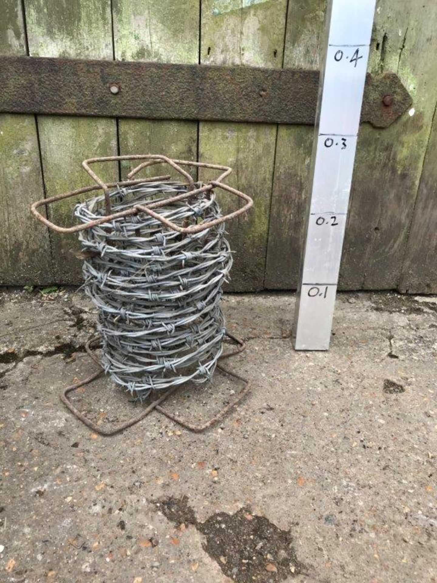 Vintage Reel of barbed wire - Good Film prop