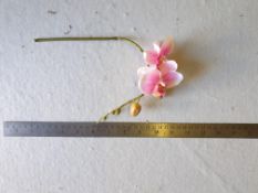 10 Small Pink Artificial Phalanopsis flowers