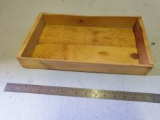20 x Vintage Wooden Seed Trays 30 (l) x 20 (w) x 5 (h) cm
