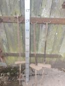 3 Vintage commercial irrigation stands