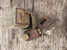 Vintage Union Night Latch Lock in original box