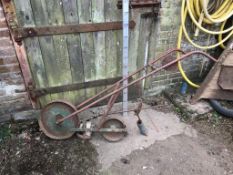 Vintage seed drill