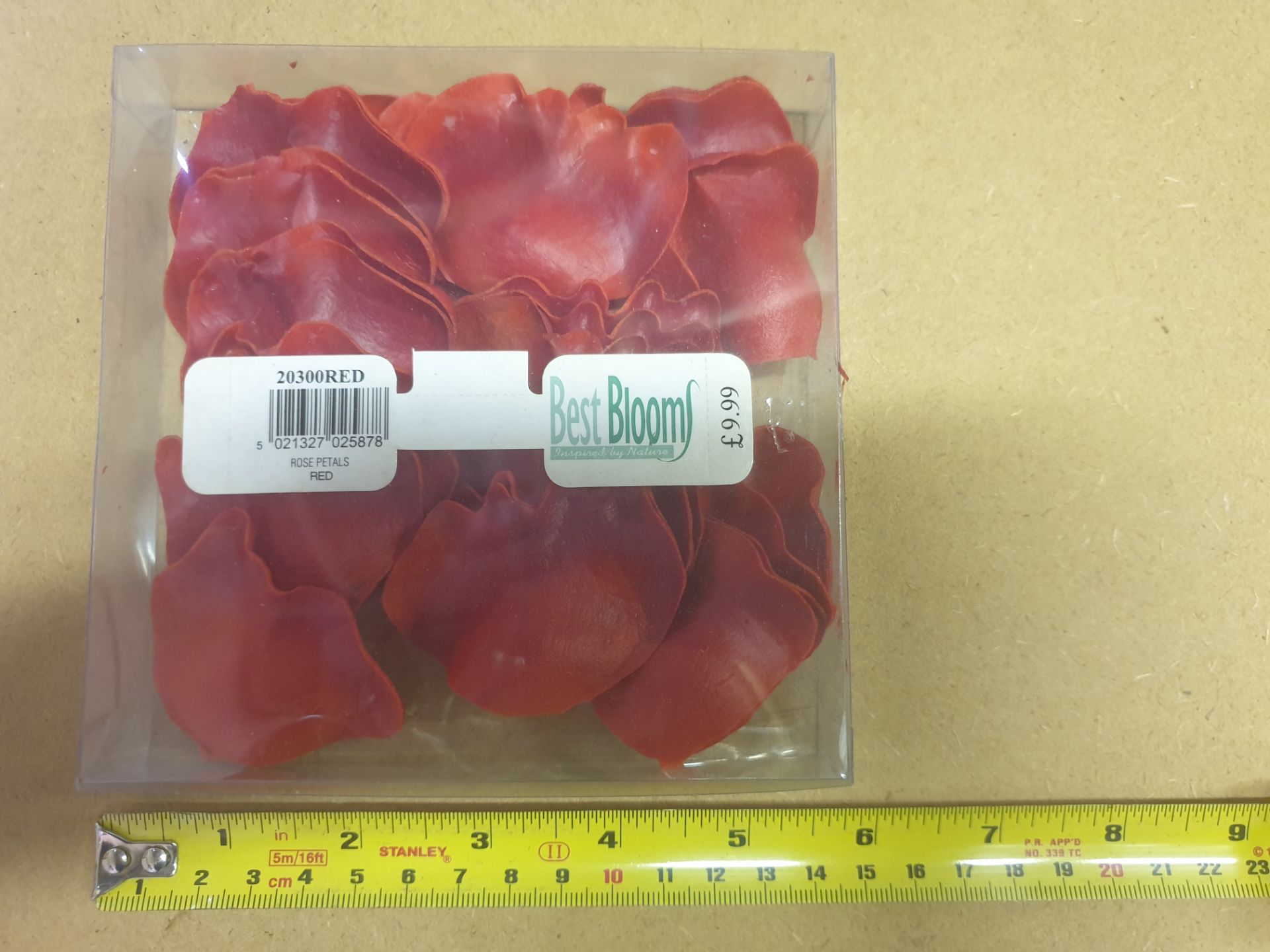 5 individual small boxes Scented Red Rose petals