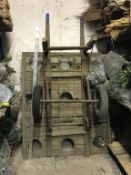 Vintage Flower bucket trolley - carrys 9 galvanised buckets (not included)