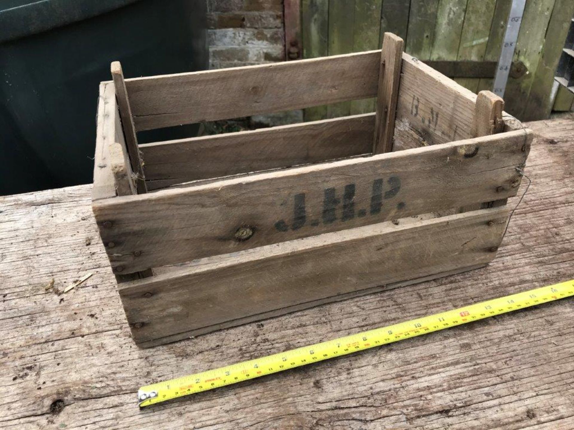 2 Vintage wooden boxes - JHP