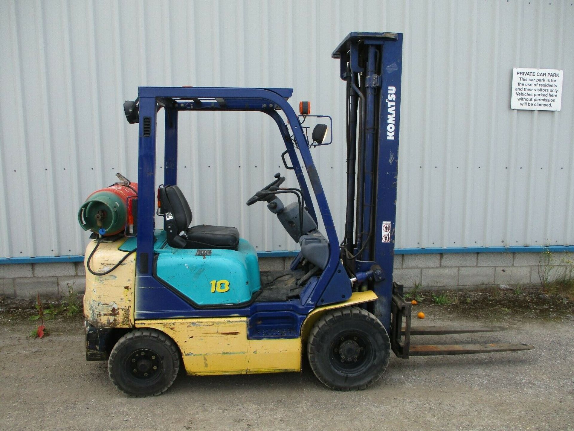 Komatsu FG18 Gas Forklift - Image 8 of 9