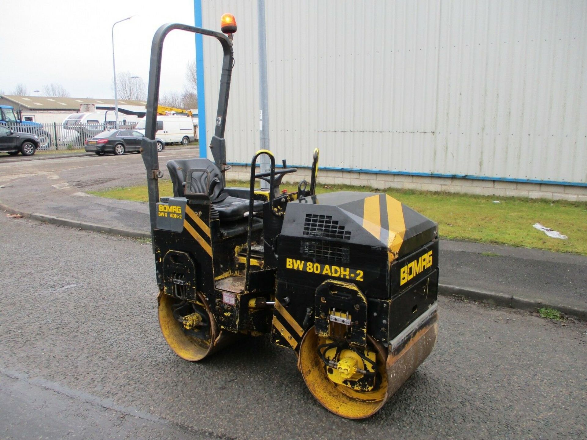 2007 Bomag BW80 Vibrating Roller ride on - Image 3 of 7