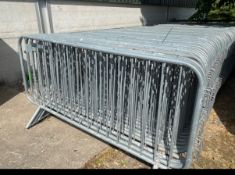 Metal Interlocking Crowd Control Barriers X 10