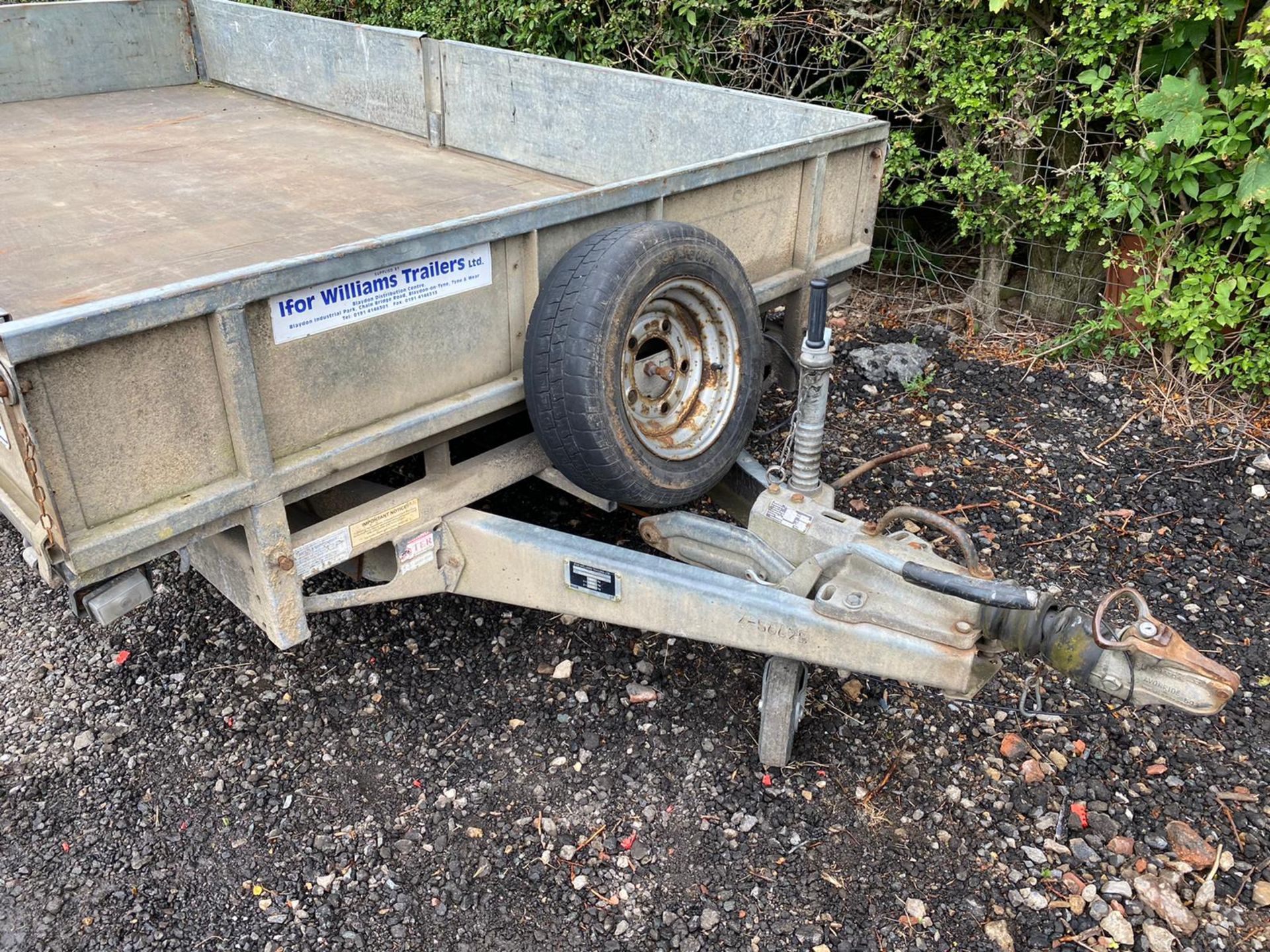 Ifor Williams LM126 Flat Bed Trailer 12ft x 6ft 2007 - Image 5 of 6