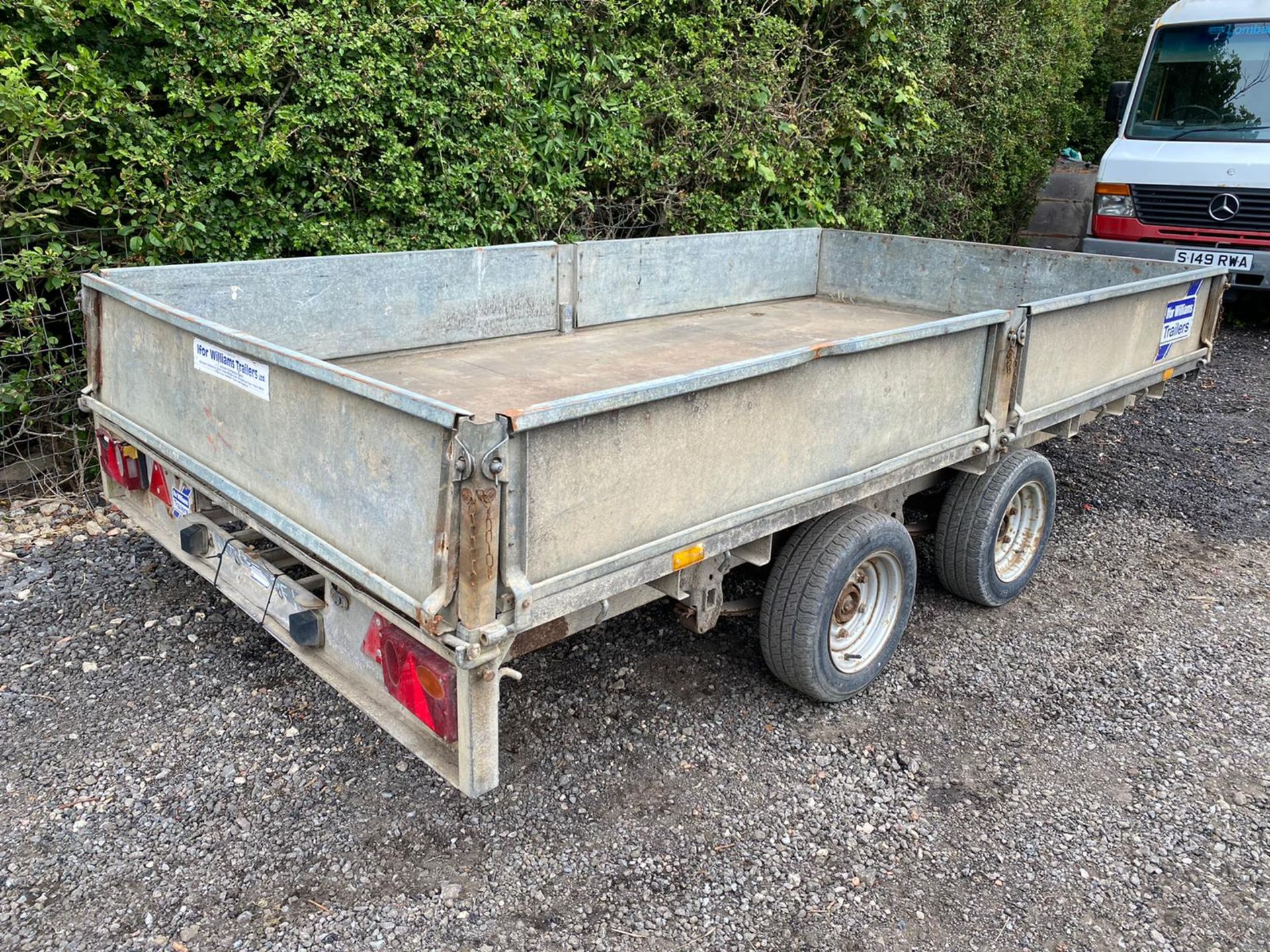 Ifor Williams LM126 Flat Bed Trailer 12ft x 6ft 2007 - Image 3 of 6