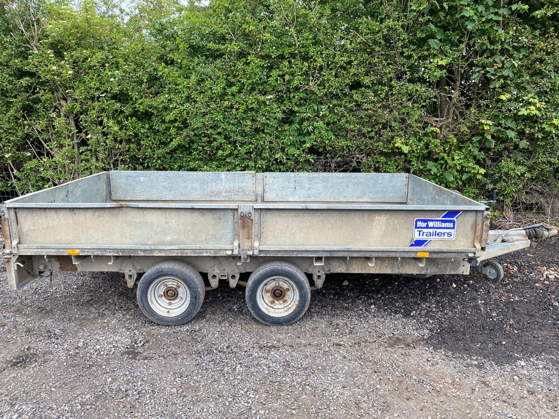 Ifor Williams LM126 Flat Bed Trailer 12ft x 6ft 2007 - Image 2 of 6