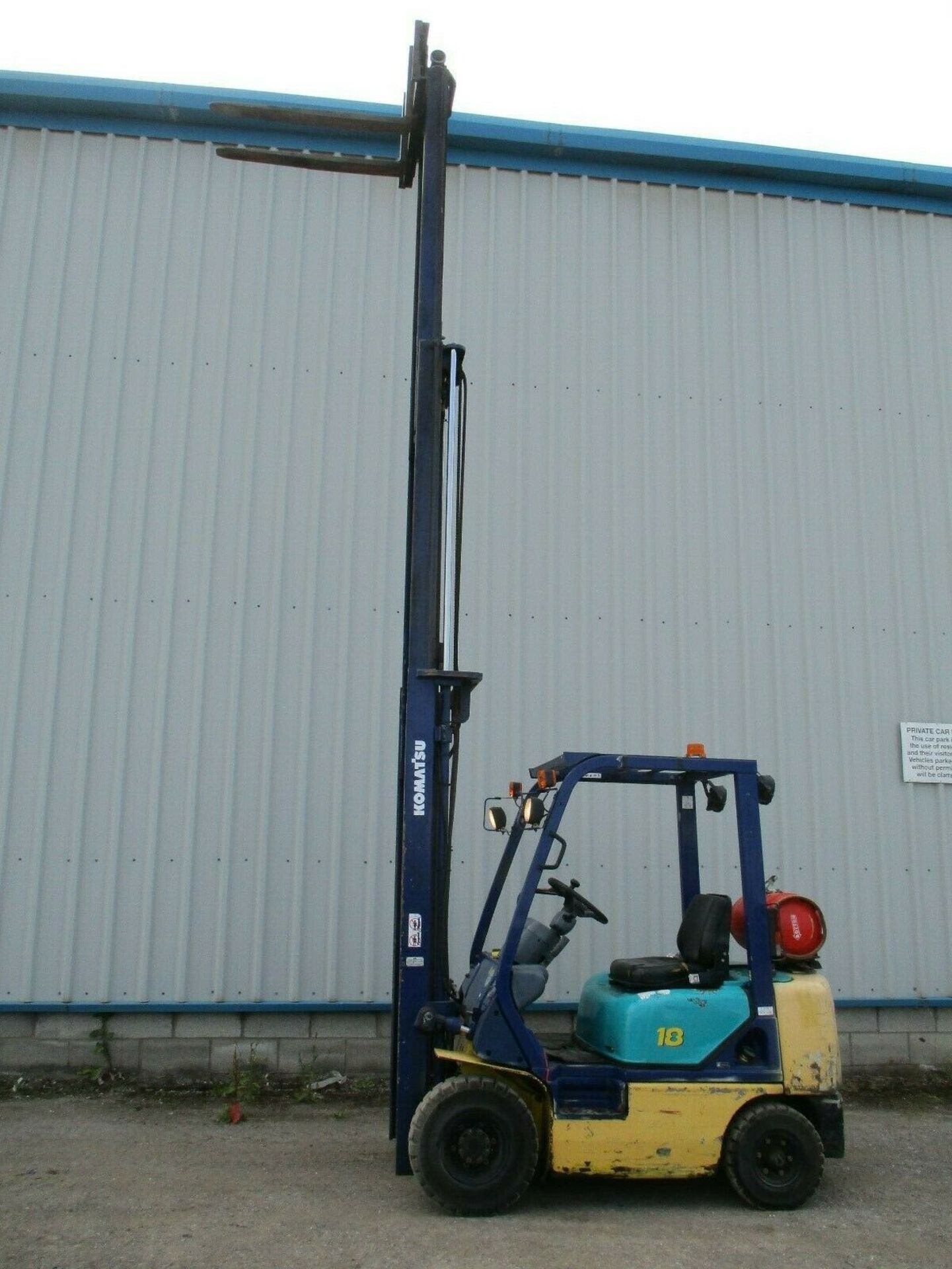 Komatsu FG18 Gas Forklift - Image 7 of 9