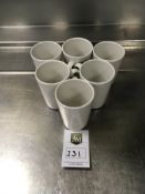 6 x Steelite Coffee Mugs