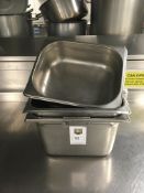 3 x Bain Marie Pots