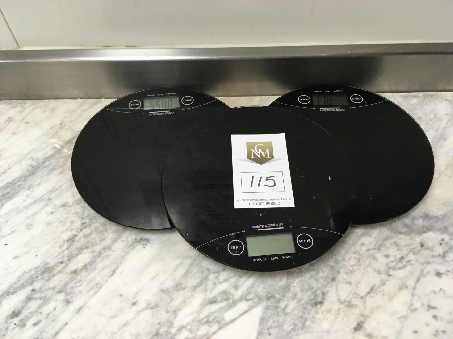 3 x Weigh Station EK9450K Kitchen Scales