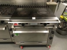 Twin Hot Plate Gas Oven