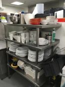 4 Tier Stainless Steel Shelving Unit