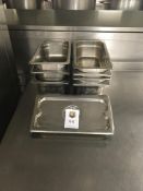 7 x Bain Marie Pots