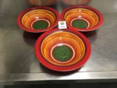 3 x Melamine Serving Bowls