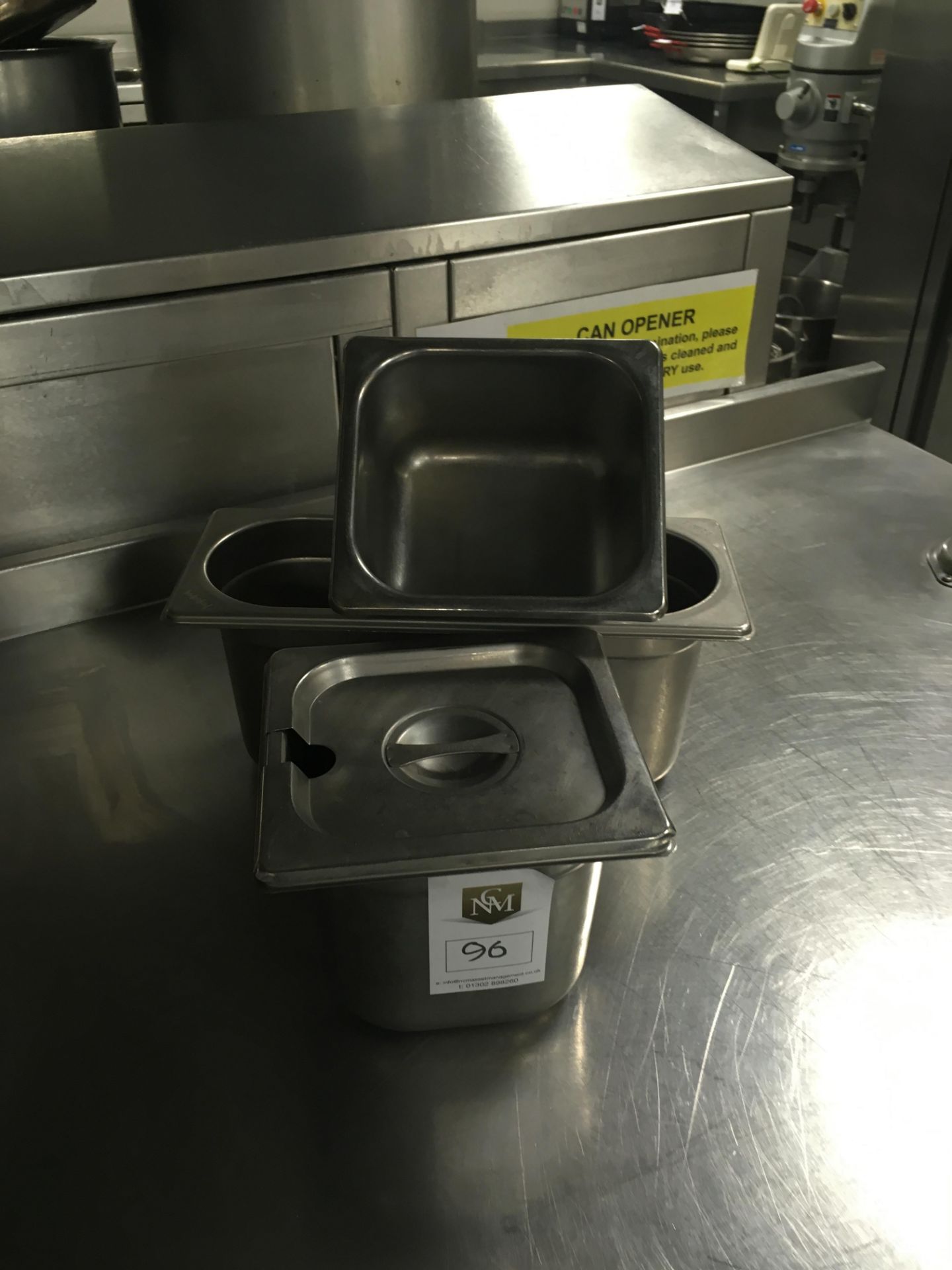 3 x Bain Marie Pots