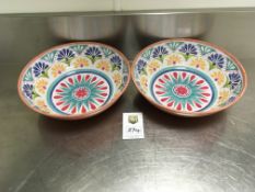 2 x Melamine Serving Bowls