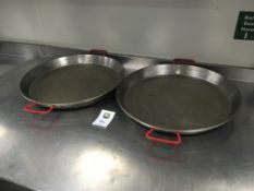 2 x Paella Pans