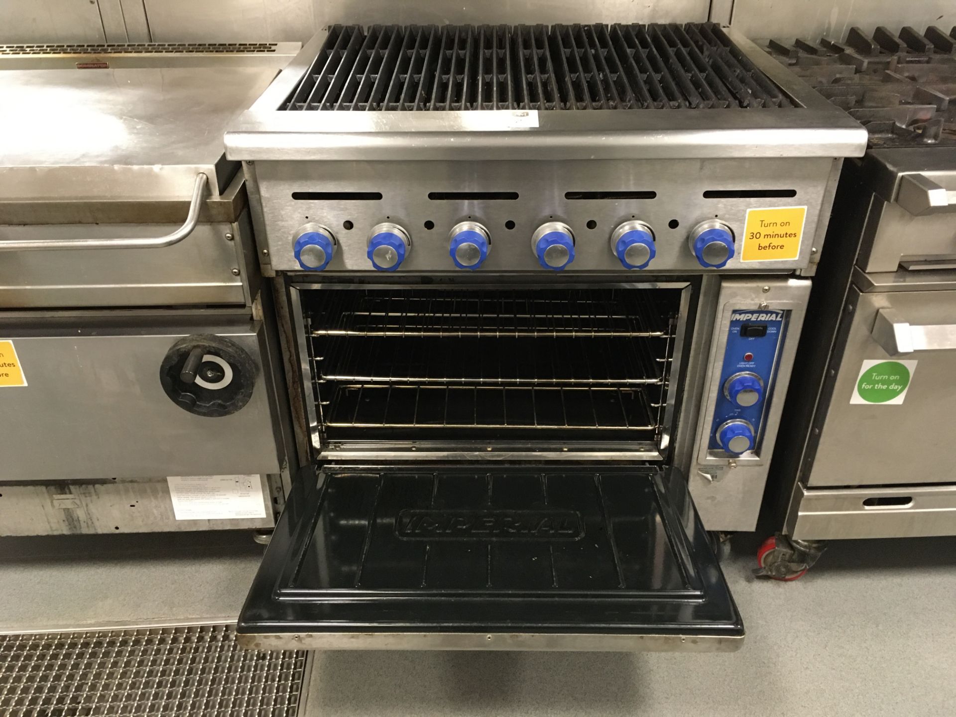 Imperial GIR-36BRC 6 Burner Gas Griddle Oven - Image 2 of 2