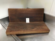 2 x Bespoke Hardwood Chopping Blocks