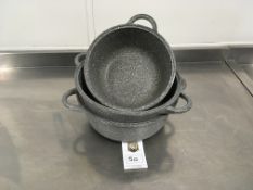 3 x LaTavola Cooking Pots