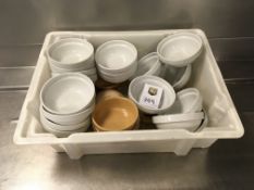 Tray of Assorted Ramekin Dishes