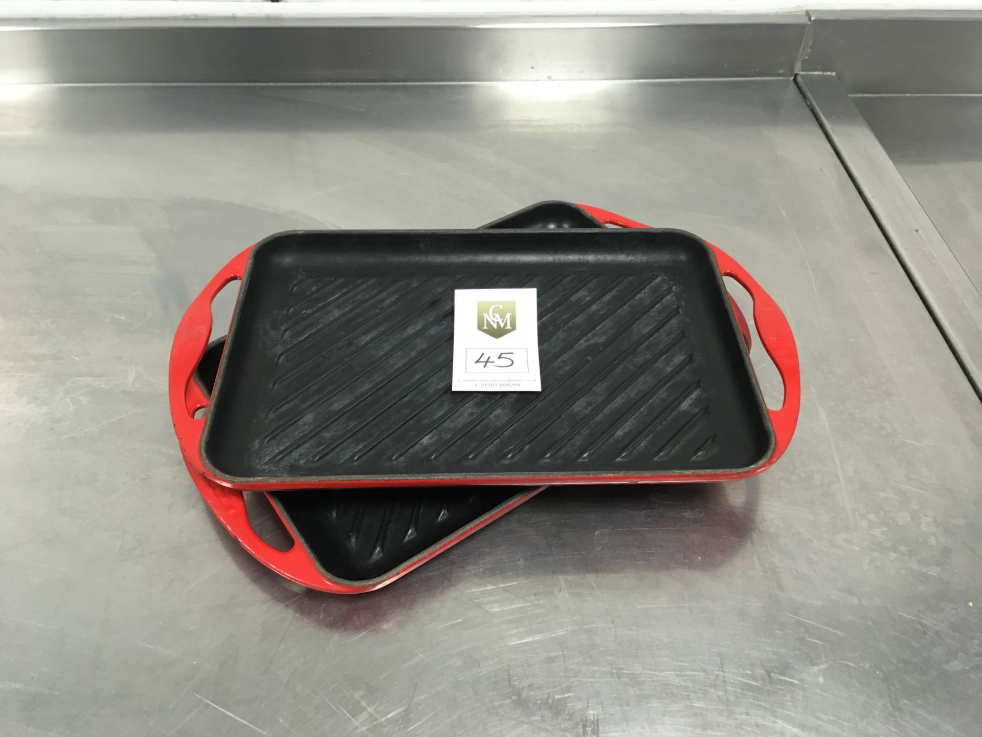 2 x Le Creuset Griddle Pans