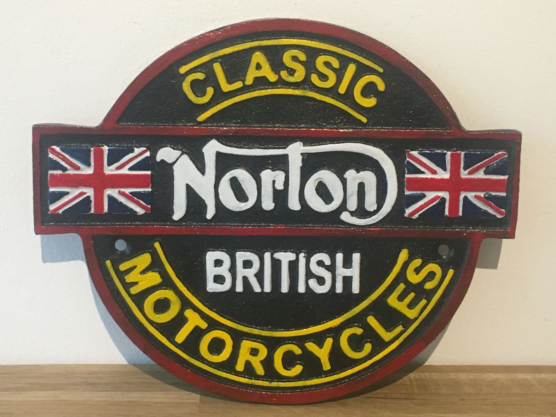 Norton Classic Wall Plaque