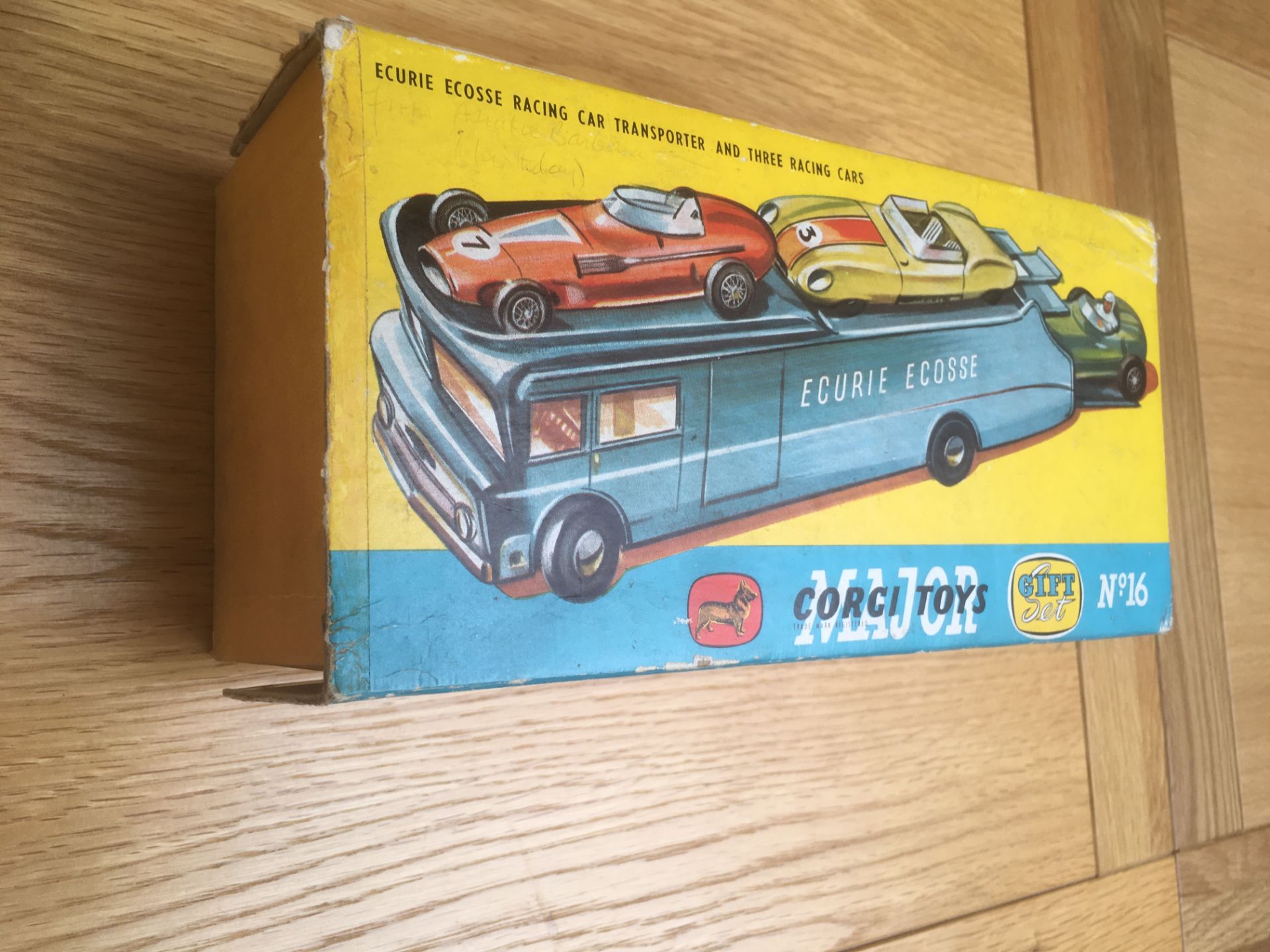 Rare Corgi Toys Gift Set 16 - Ecurie Ecosse Car Transporter & 3 Racing Cars - Image 4 of 4