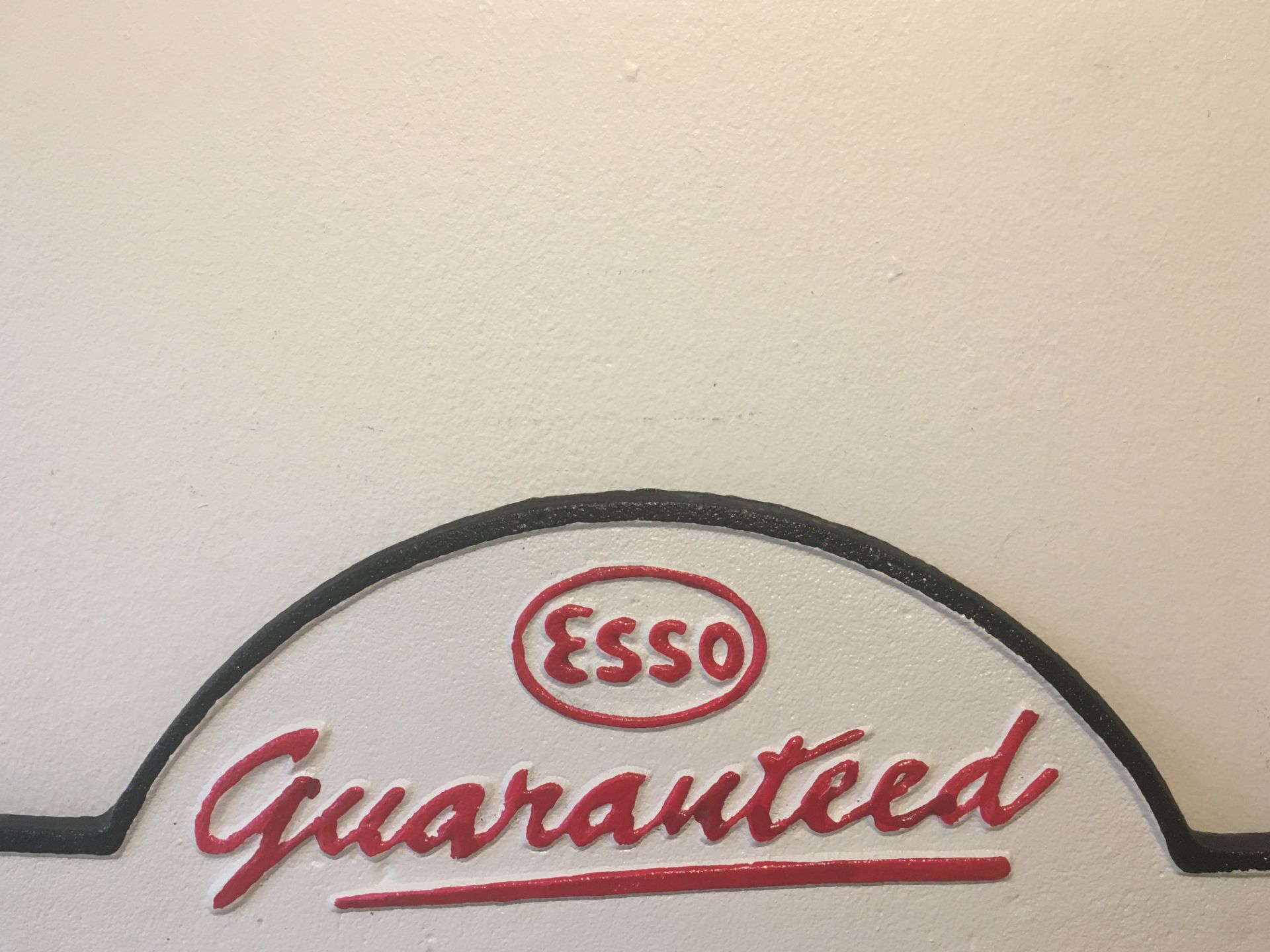 Esso Oil Cast Iron Sign - Image 2 of 5