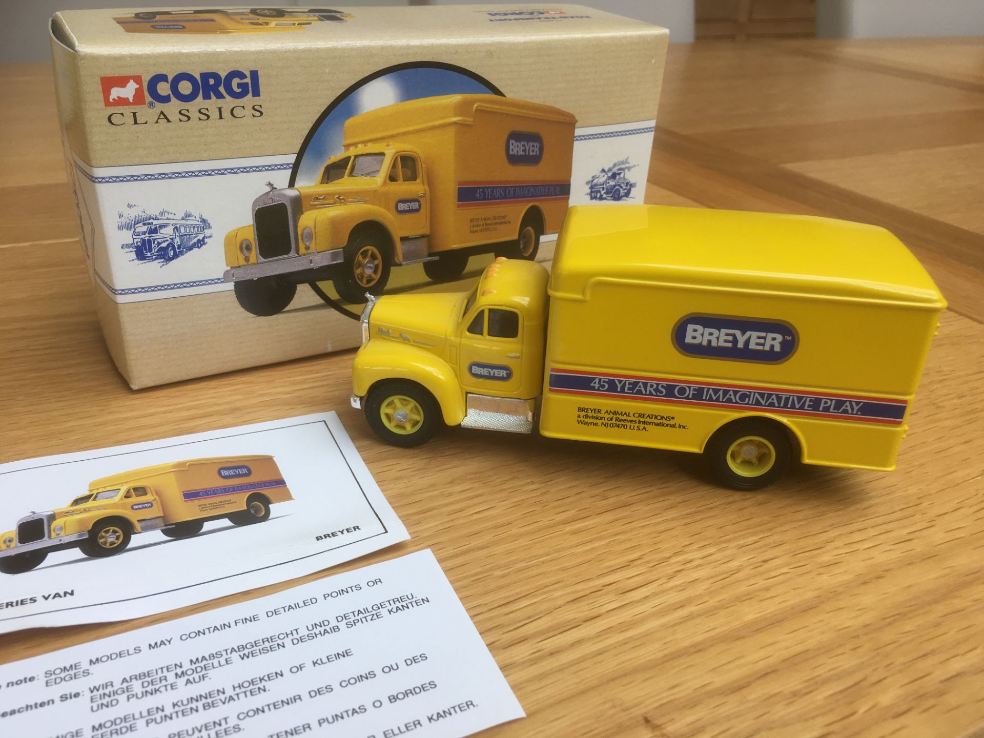 Limited Edition Corgi Classics Mack B Series Van - Breyer - 98453