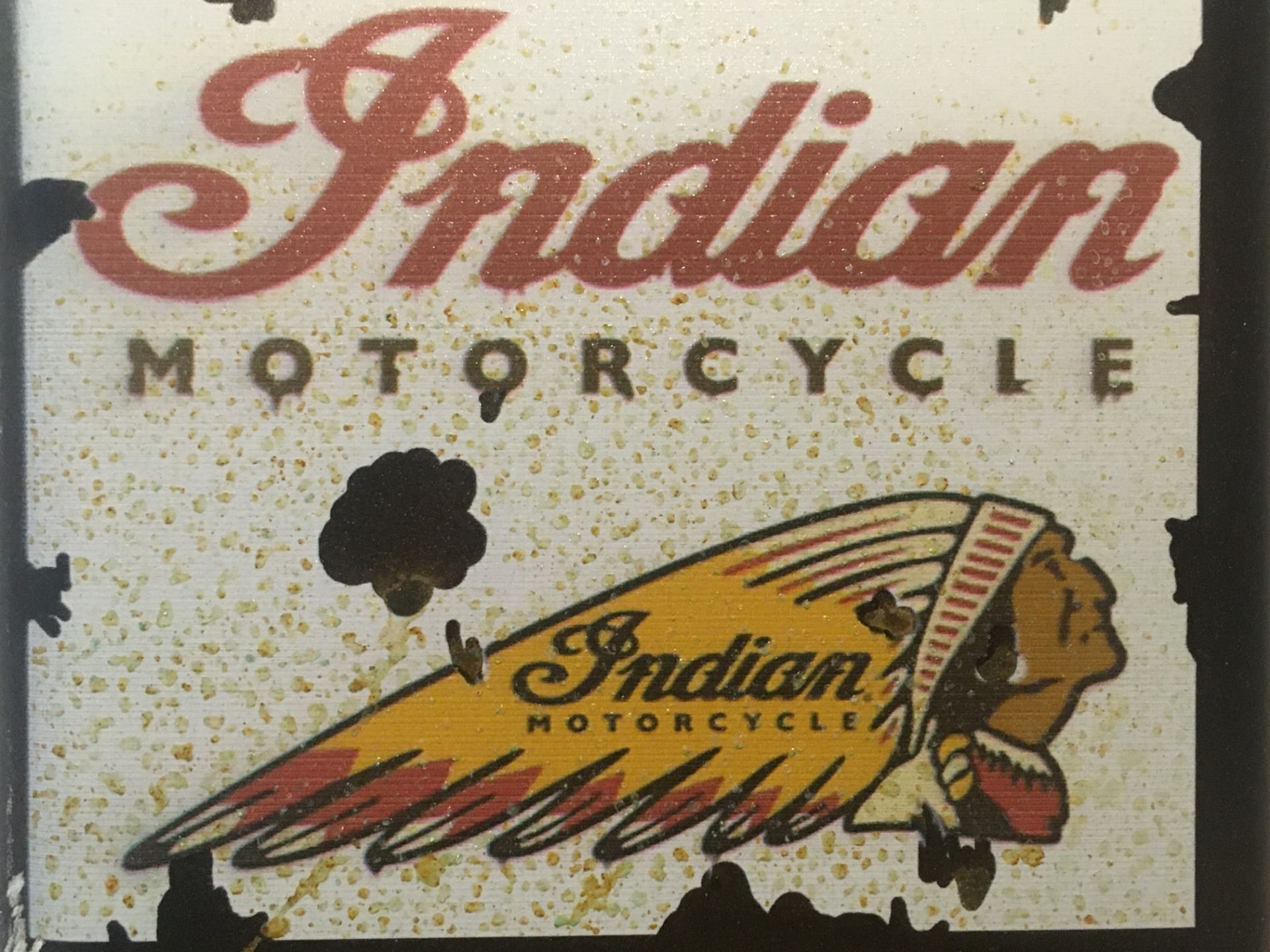 Indian Motorcycle Oil Can - Image 2 of 5