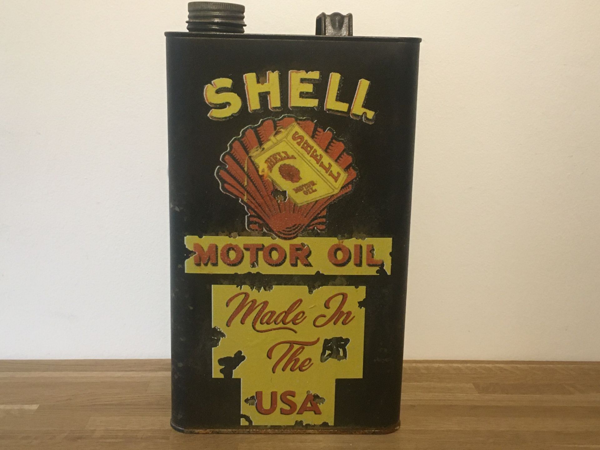 Shell Motor Oil Petrol Can