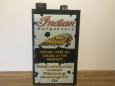 Indian Motorcycle Oil Can