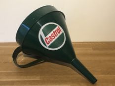 Large Castrol Oil Funnel