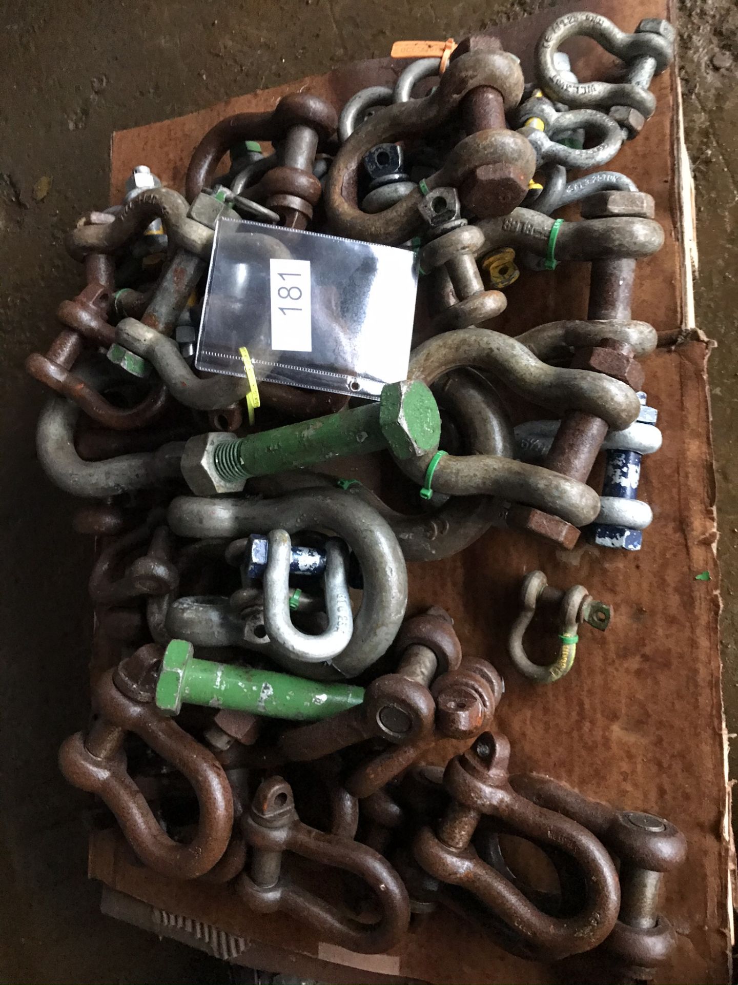 Pallet of Assorted Dee and Bow Shackles