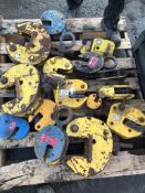 15 of Vetical Plate Clamps 1t to 8 tonne