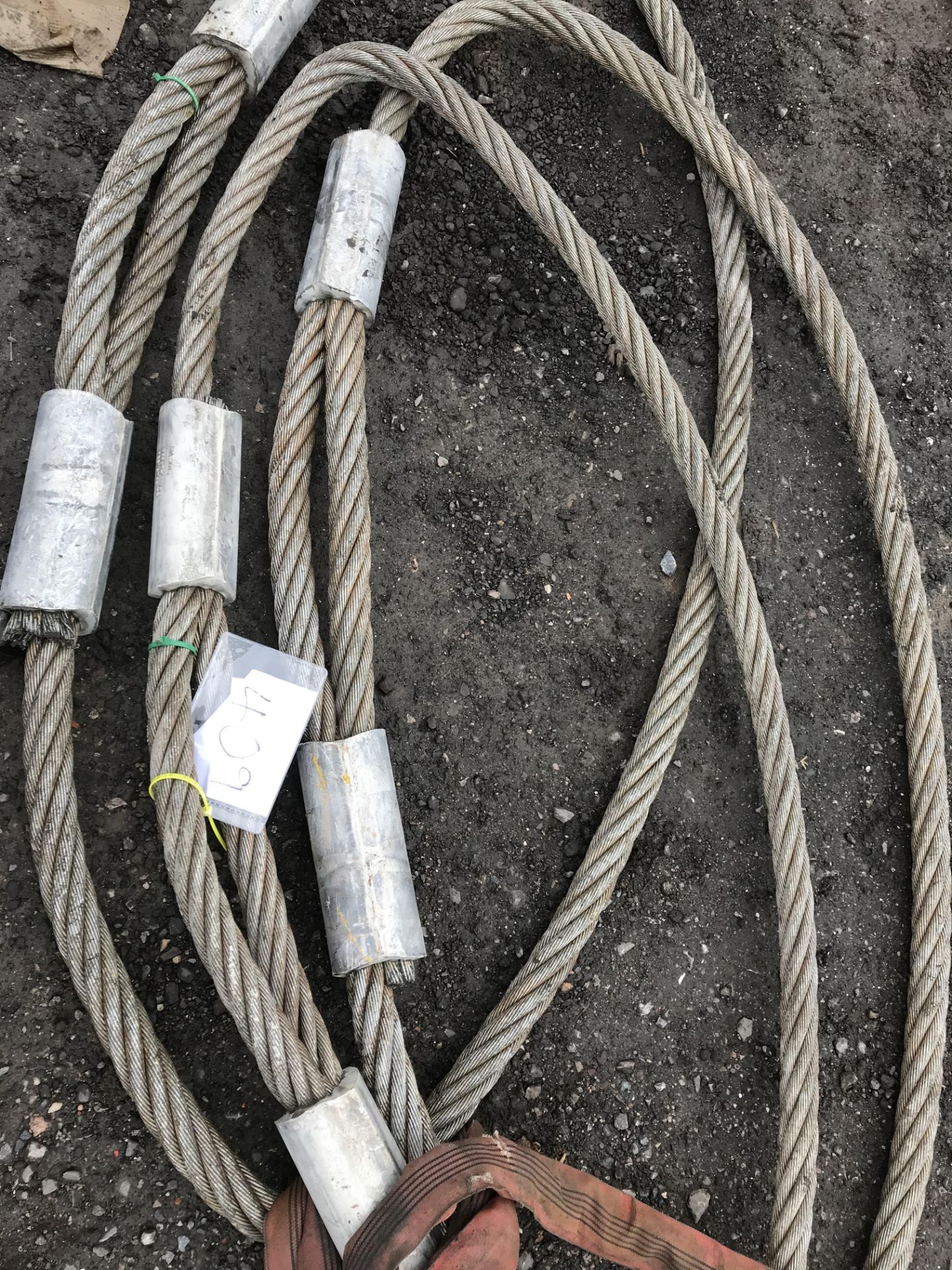 3 x 30t 2m circ endless wire rope sling / grommets