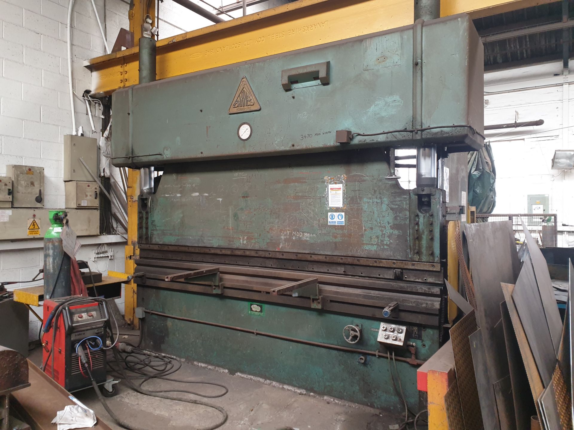 Barnes heavy industrial Press Brake