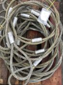 9 x 5t 4m wire rope sling