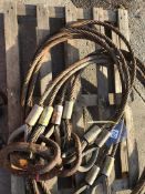 15T 4m Wire Rope Sling x 4