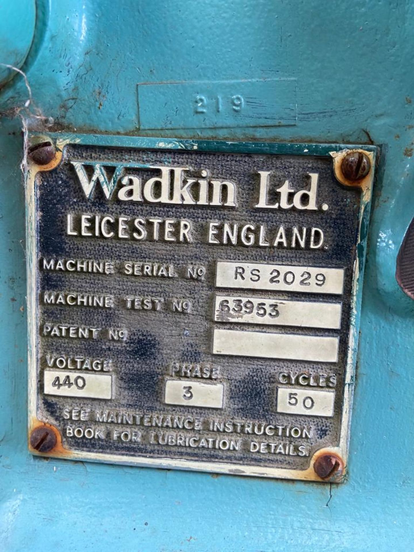 Wadkin RS Lathe - Image 11 of 11