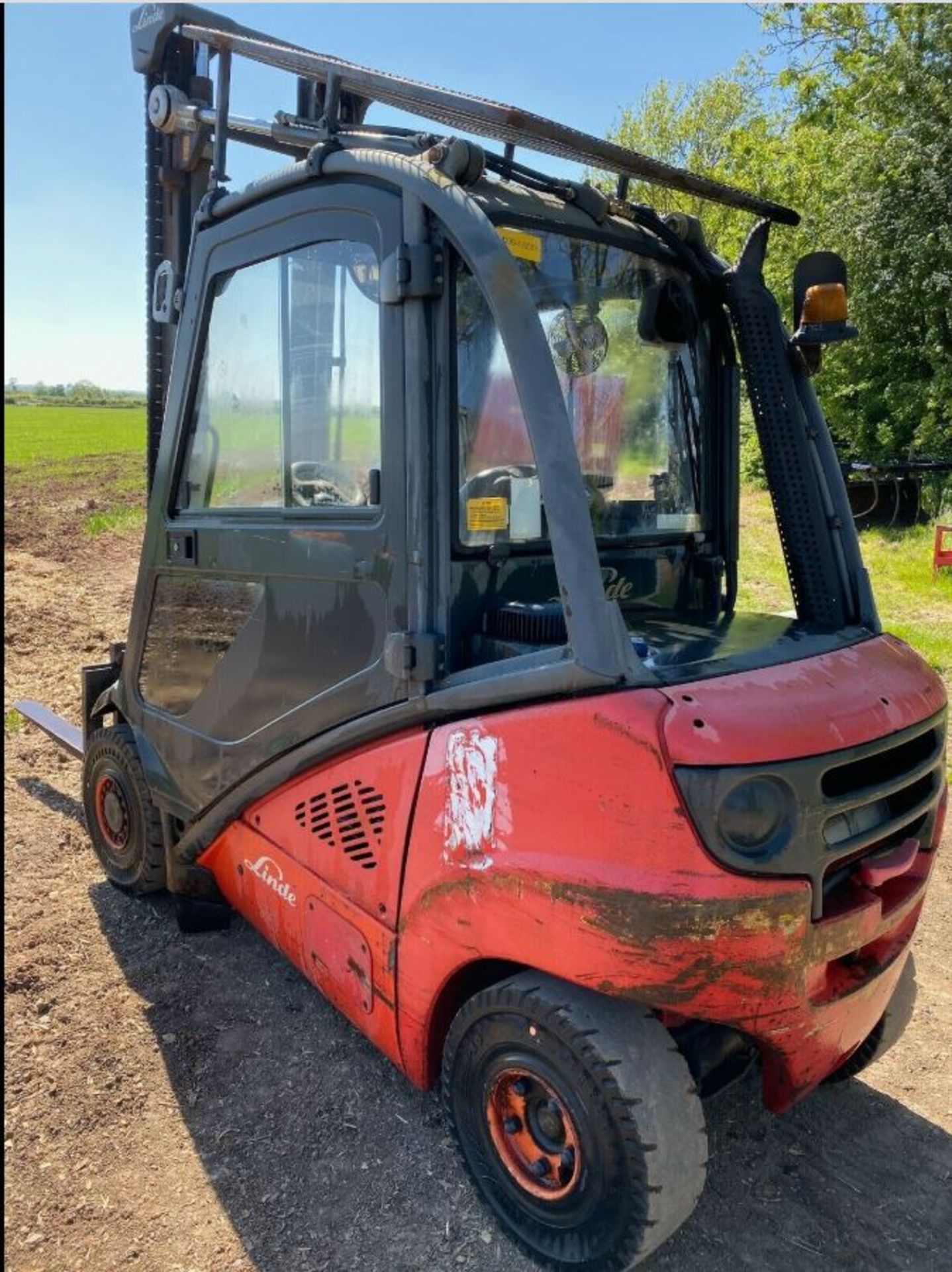 Linde 2 Tonne Diesel Fork Lift H20D - Image 3 of 4