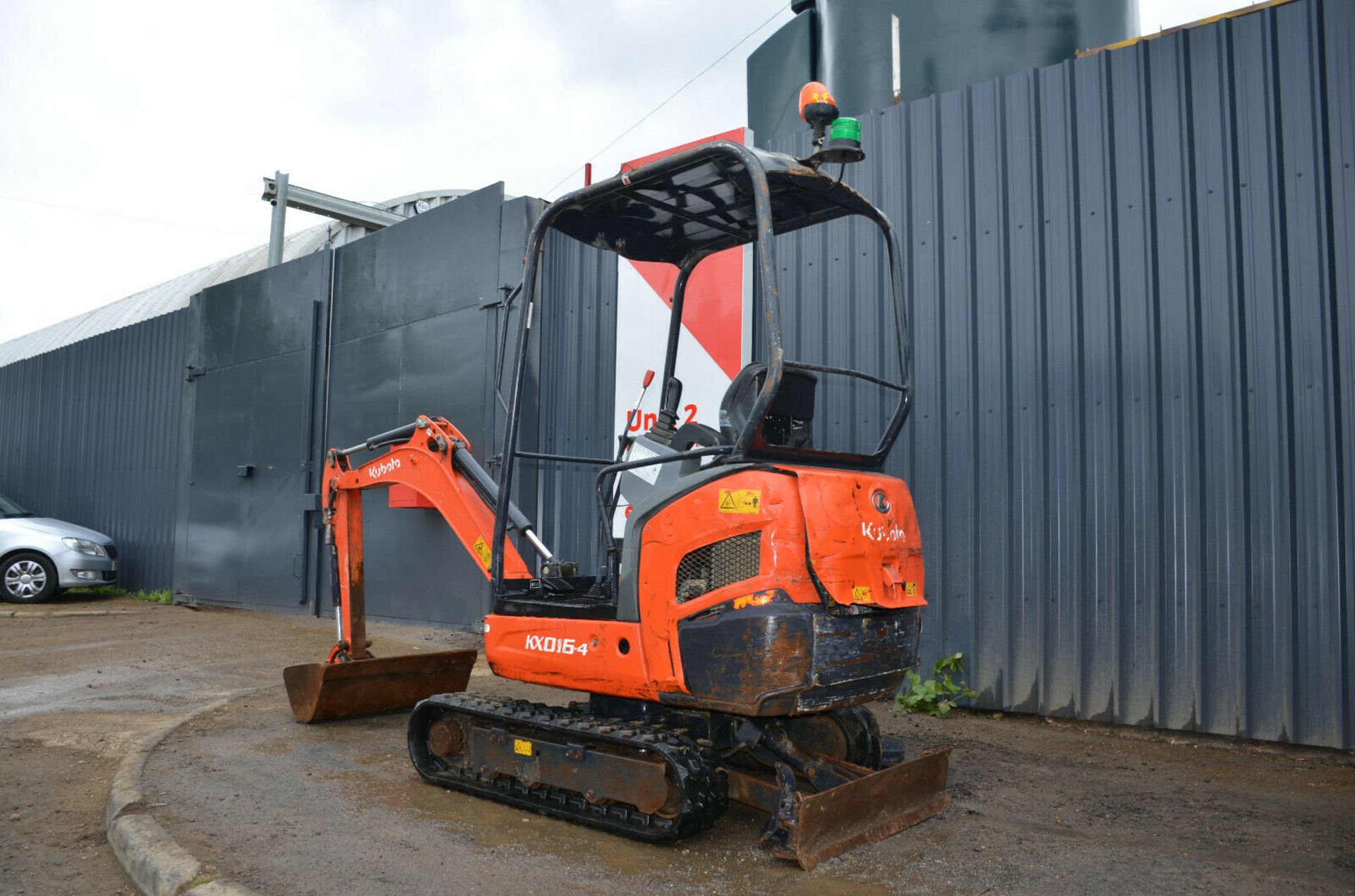 Kubot KX016-4 Mini Excavator 2014 - Image 11 of 12