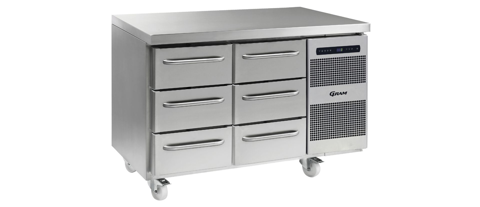 Gastro K 1407 CSH B 3D/3D C1 U refrigerated counter